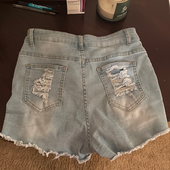 High Stretch Denim Shorts - Picture 2 of 5
